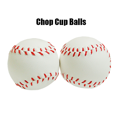 Chop Cup Balls Large White Leather (Set de 2) - Leo Smesters