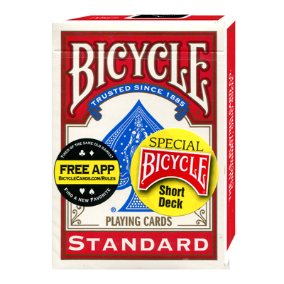 Bicycle Short Deck (Rojo) - US Playing Card Co