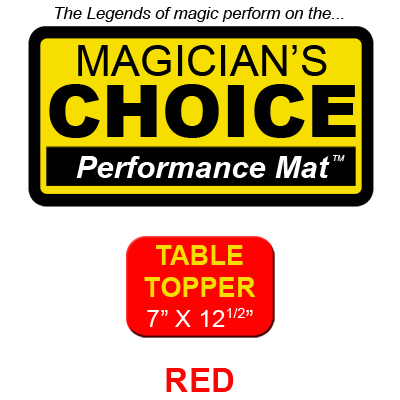 Tapete Magia Close-Up Table Topper (Rojo - 17.78 x 31.75 cm) - Ronjo