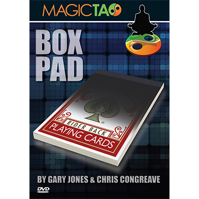 Box Pad (Rojo) DVD & Gimmick - Gary Jones & Chris Congreaves