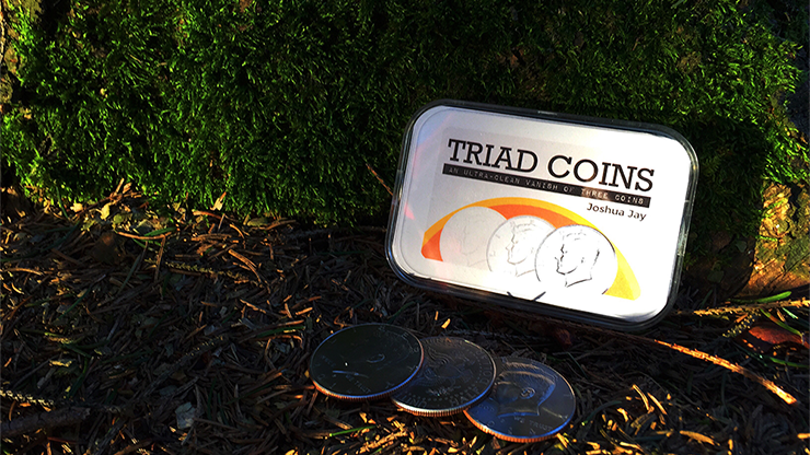 Triad Coins (US Gimmick & Video Instrucciones Online) - Joshua Jay & Vanishing Inc