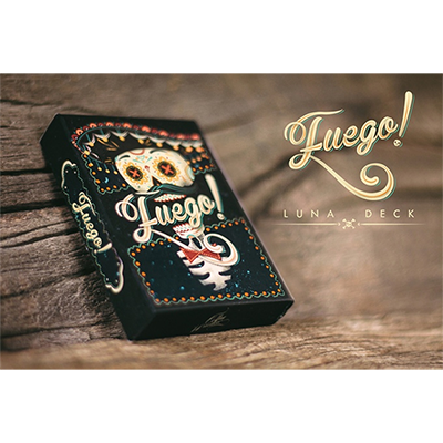 Fuego! - Day of the Dead Inspired (Luna Edition) Playing Cards - Cartas Bicycle