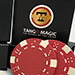 TUC Poker Chip Red plus 3 regular chips (PK002R) - Tango Magic