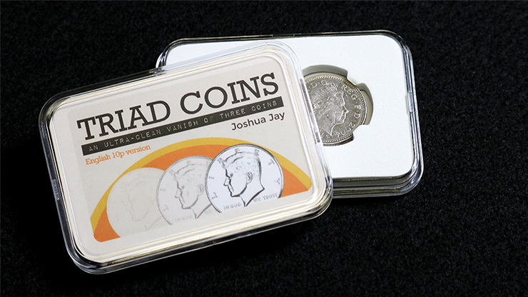 Triad Coins (Accesorio UK & Video Instrucciones Online) - Joshua Jay & Vanishing Inc.