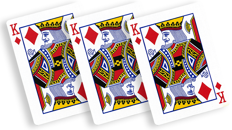 Flash Poker Card King of Diamonds (Ten Pack)