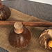Cheppum Panthum Coconut Shell Cups & Wand set - Gary Kosnitzky