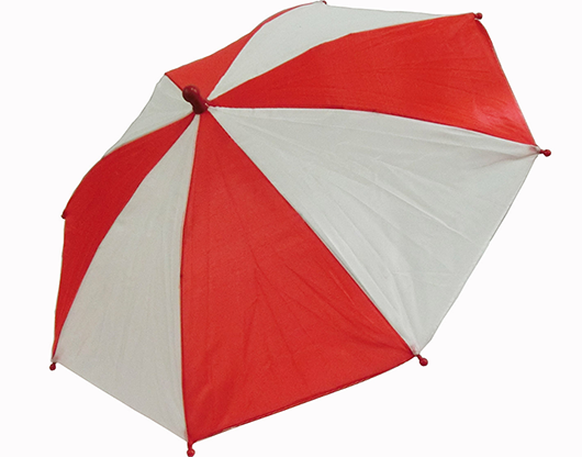 Flash Parasols (Red & White) 4 piece set - MH Production