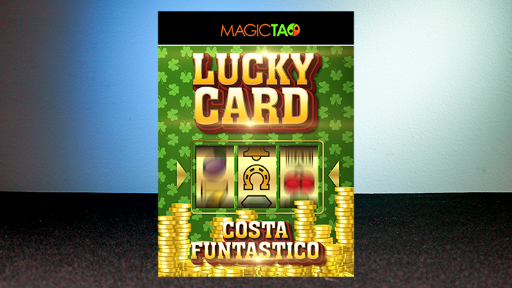 Lucky Card Blue (Gimmick and Online... MagicWorld Magic Shop