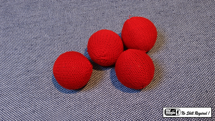 Crochet Balls (Red 1.75") - Mr. Magic