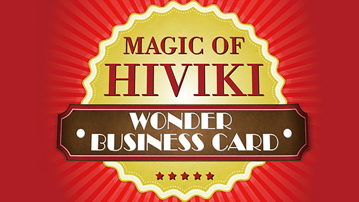 Wonder Business Card by Hiviki... MagicWorld Magic Shop