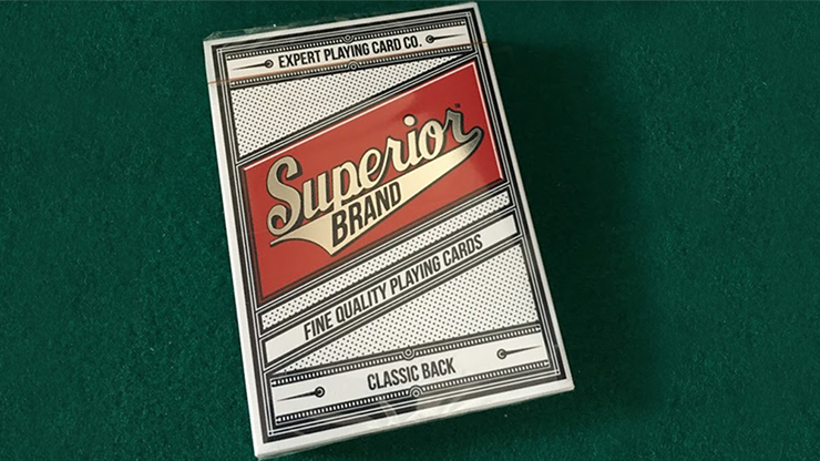 Superior Invisible (Rojo) Playing Cards - Expert Playing Card Co