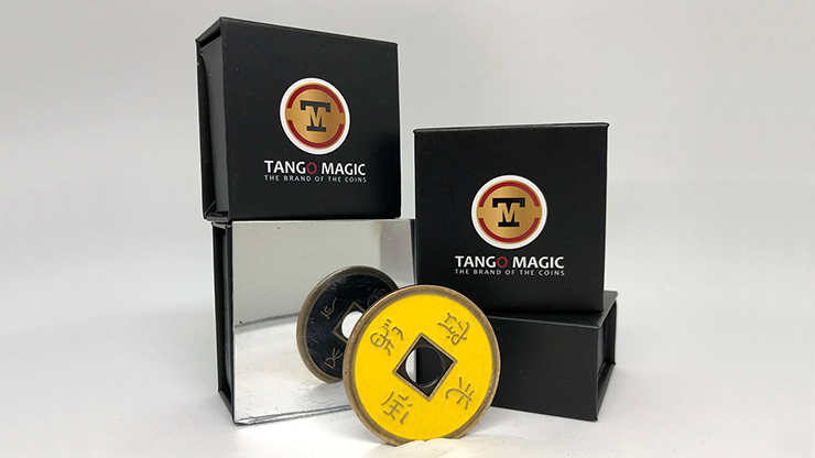 Moneda China Medida Dolar (NEGRO & AMARILLO) - Tango (CH035)