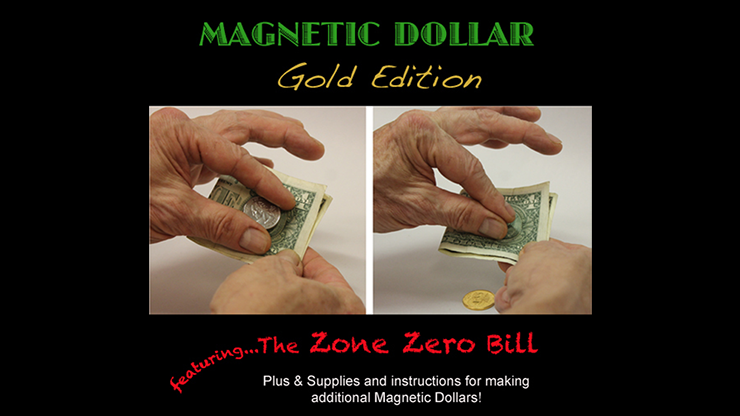 Magnetic Dollar w/Zone Zero Bill... MagicWorld Magic Shop