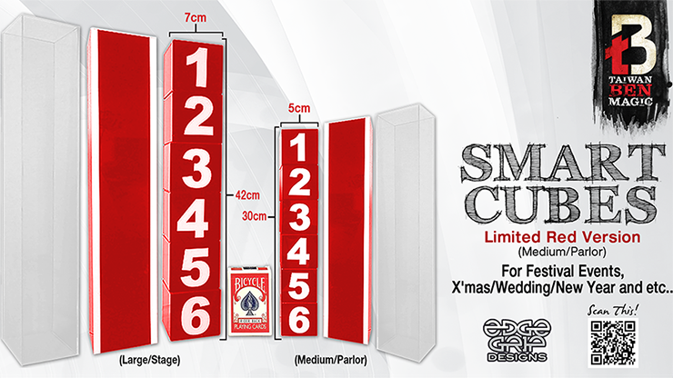 Smart Cubes Red (Medium / Parlor)... MagicWorld Magic Shop