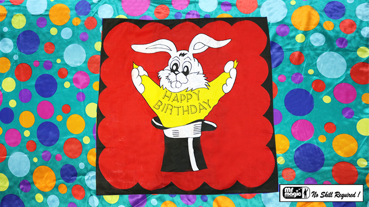 Bag to Happy Birthday Silk (36 inch  x 36 inch) - Mr. Magic