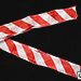Thumb Tip Streamer Zebra 3' (Red & White) - Mr. Magic