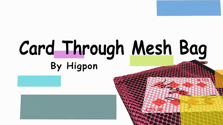 Card Through Mesh Bag - Higpon