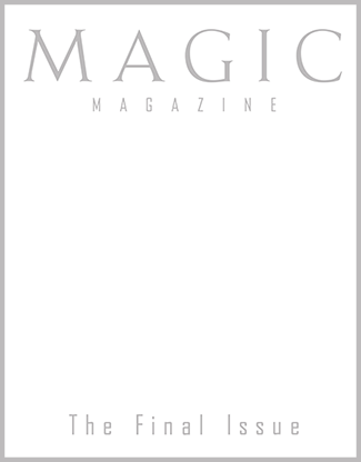 Magic Magazine Final Issue - Book MagicWorld Magic Shop