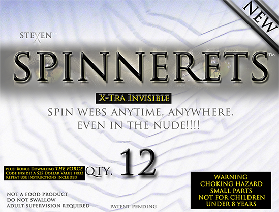 Spinnerets X-Tra Invisible Refill... MagicWorld Magic Shop