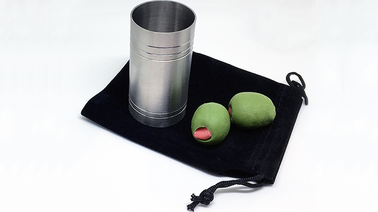 Spirit/Shot Measure Chop Cup with Olives - Mike Busby