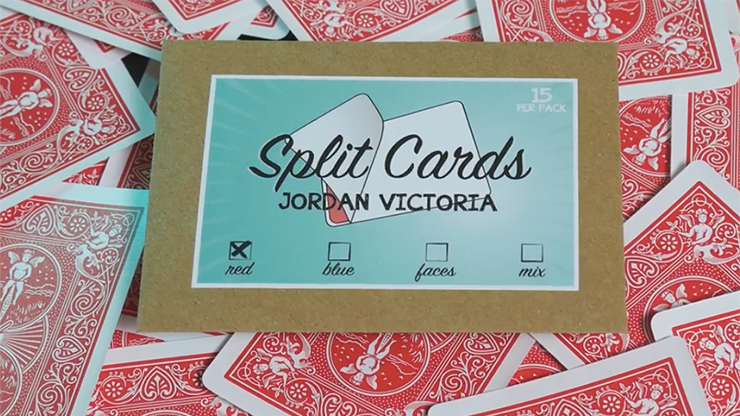 Split Cards 15 ct. (Red) - PCTC