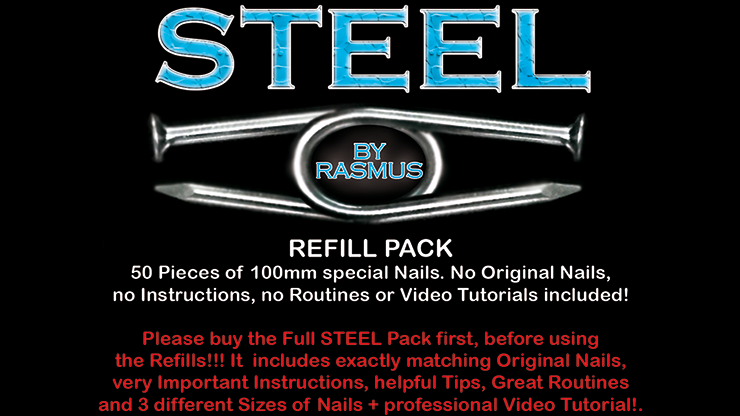 STEEL Refill Nails 50 ct. (100mm) - Rasmus