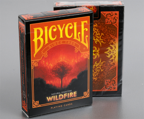 Cartas Bicycle Natural Disasters "Wildfire" Cartas Bicycle de Coleccion