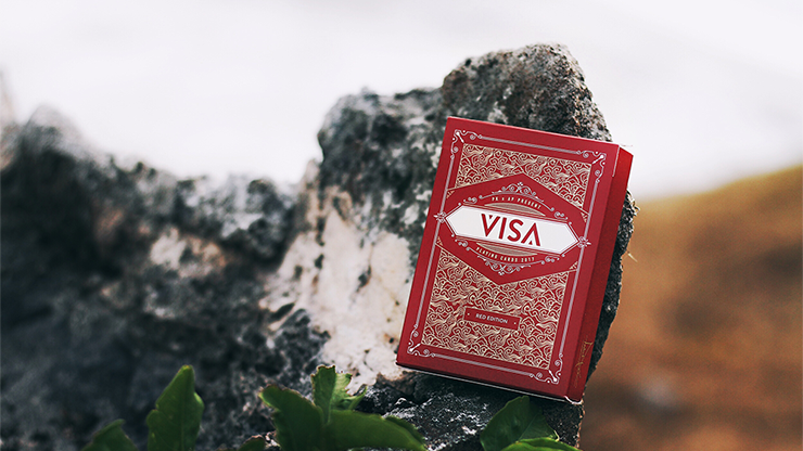 Visa Red Playing Cards - Patrick Kun & Alex Pandrea