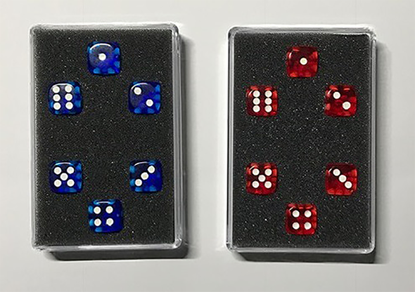 Perfect Prediction Dice Red (6 Dice) - Kreis