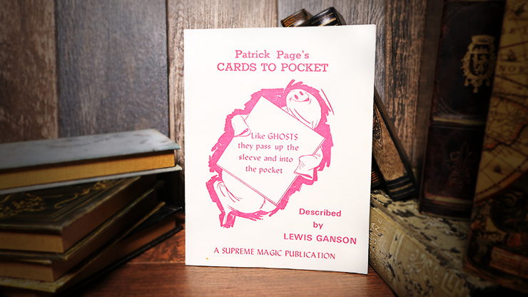 Patrick Page's Cards to Pocket - Lewis Ganson - Libro de Magia