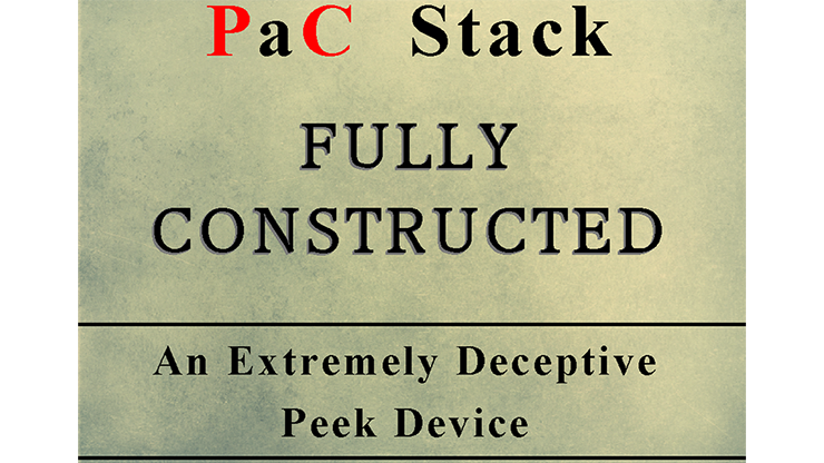 PaC Stack: Fully Constructed (Gimmicks & Instrucciones Online) - Paul Carnazzo