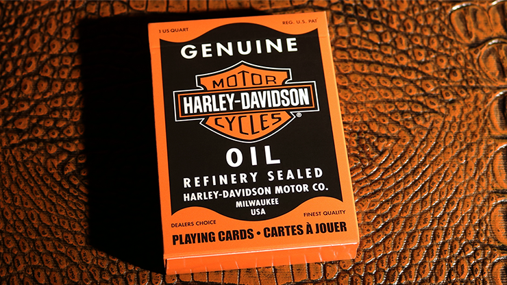 Harley Davidson Oil Playing Cards... MagicWorld Magic Shop