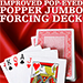 Improved Pop-Eyed Popper Jumbo Forcing Deck (Red)
