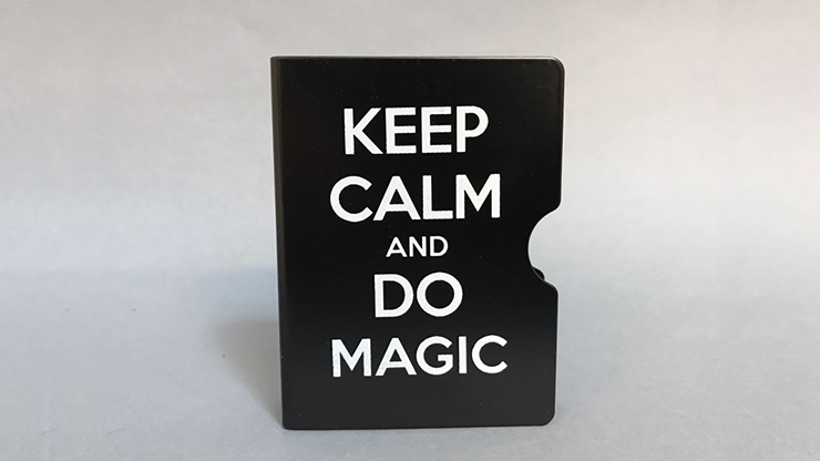 Keep Calm & Do Magic Protector de Cartas Bicycle (NEGRO) - Bazar de Magia