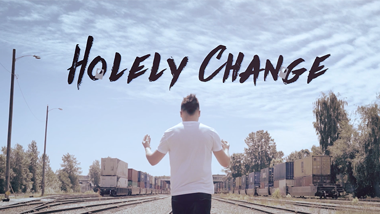 Holely Change BLUE (DVD & Gimmicks) - SansMinds Creative Lab - DVD