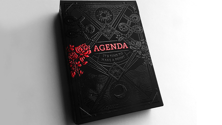 Agenda Black Playing Cards MagicWorld Magic Shop