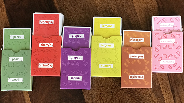 Limited Edition Flavors Playing Cards  Cherries