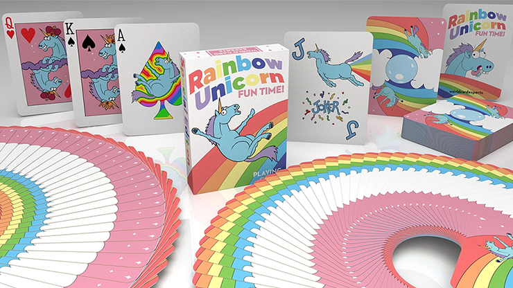 Carti de joc Rainbow Unicorn Fun Time!