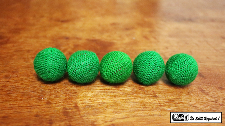Crochet 5 Ball combo Set (1"/Green) - Mr. Magic