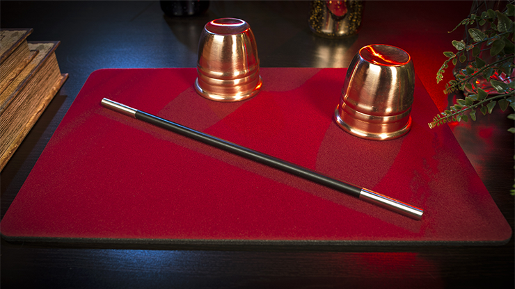 Tapete para Magia Estandar 27cm X 40cm (Rojo)