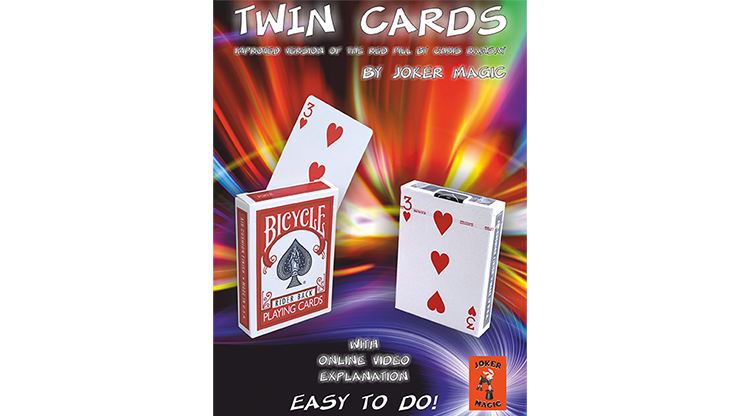 Twin Cards by Joker Magic - Trick MagicWorld Magic Shop