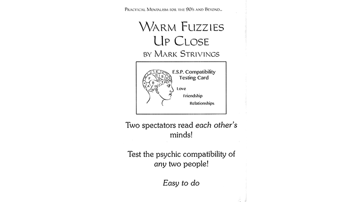 Warm Fuzzies Up Close - Mark Strivings