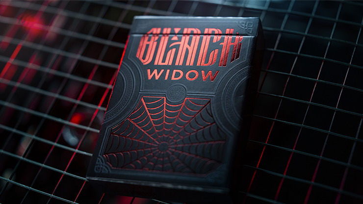 Black Widow Playing Cards