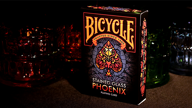 Bicycle Stained Glass Phoenix Playing... MagicWorld Magic Shop