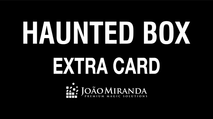 Haunted Box Extra Gimmicked Card (Blue) - Jọo Miranda Magic