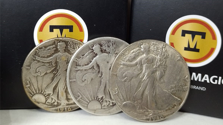 Triple TUC (D0190) Walking Liberty Silver Half Dollar Gimmicks & Instrucciones Online - Tango