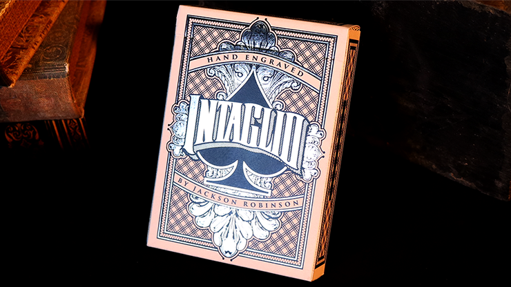 Intaglio Blue Playing Cards by... MagicWorld Magic Shop