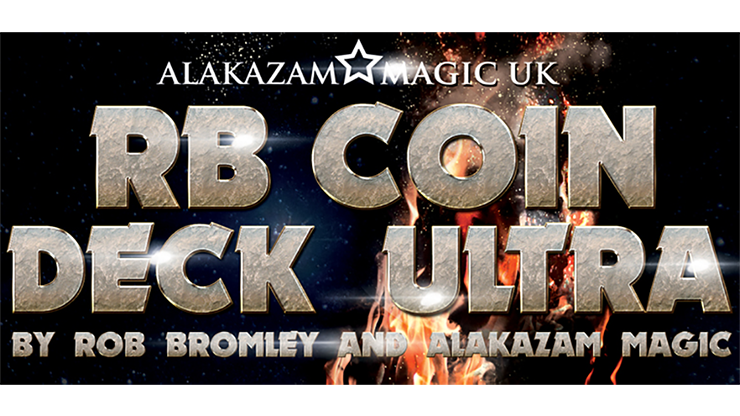 RB Coin Deck Ultra Blue (DVD & Gimmicks) - Rob Bromley