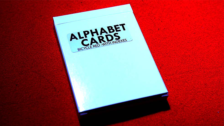 Alphabet Playing Cards Bicycle With Indexes - PrintByMagic