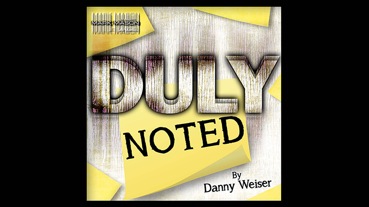 DULY NOTED Red (Gimmick & Instrucciones Online) - Danny Weiser